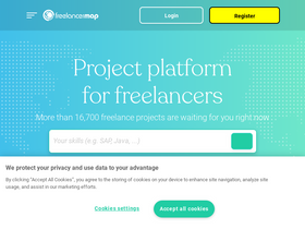'freelancermap.com' screenshot