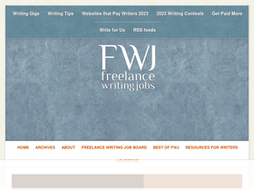 'freelancewritinggigs.com' screenshot