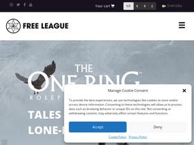 'freeleaguepublishing.com' screenshot