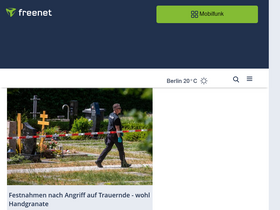 'freenet.de' screenshot