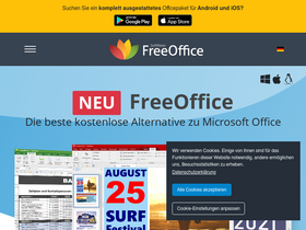'freeoffice.com' screenshot