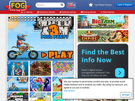 'freeonlinegames.com' screenshot