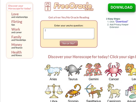 'freeoracle.com' screenshot