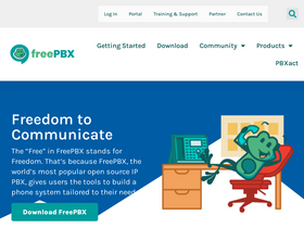 'freepbx.org' screenshot