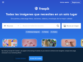 'freepik.es' screenshot