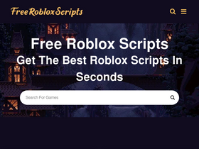 'freerobloxscripts.com' screenshot