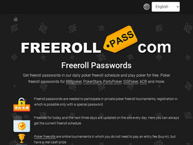 'freerollpass.com' screenshot