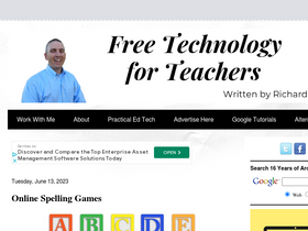 'freetech4teachers.com' screenshot