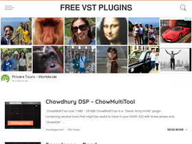 'freevstplugins.net' screenshot