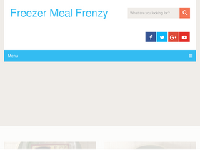 'freezermealfrenzy.com' screenshot