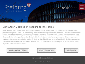 'freiburg.de' screenshot