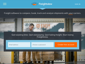 'freightview.com' screenshot