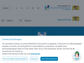 'freistaat.bayern' screenshot