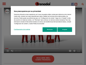 'frenadol.es' screenshot