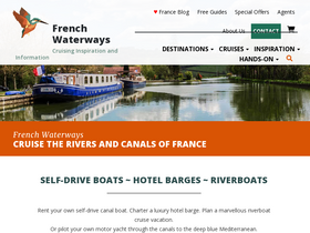 'french-waterways.com' screenshot