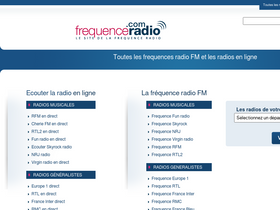 'frequence-radio.com' screenshot