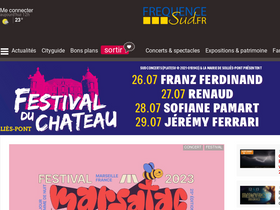 'frequence-sud.fr' screenshot
