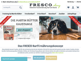 'fresco.dog' screenshot