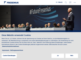 'fresenius.de' screenshot