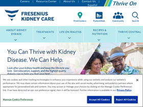 'freseniuskidneycare.com' screenshot
