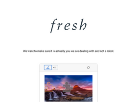 'fresh.com' screenshot