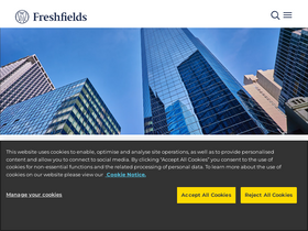 'freshfields.com' screenshot