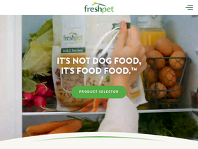 'freshpet.com' screenshot