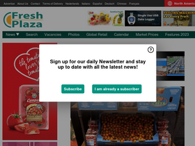 'freshplaza.com' screenshot