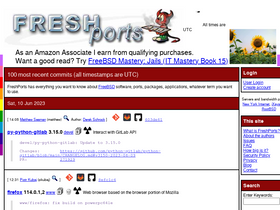 'freshports.org' screenshot
