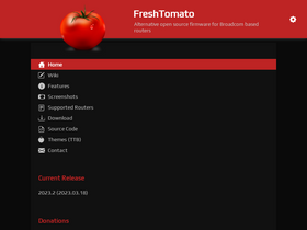 'freshtomato.org' screenshot