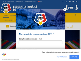 'frf.ro' screenshot