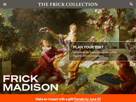 'frick.org' screenshot