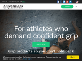 'frictionlabs.com' screenshot