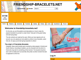 'friendship-bracelets.net' screenshot