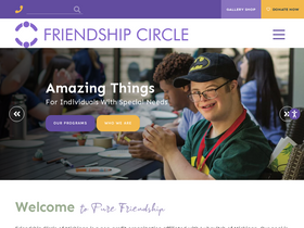 'friendshipcircle.org' screenshot