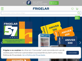 'frigelar.com.br' screenshot