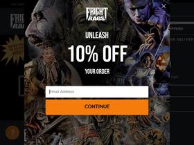 'fright-rags.com' screenshot