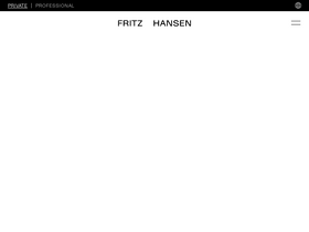 'fritzhansen.com' screenshot