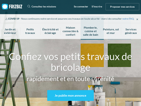 'frizbiz.com' screenshot