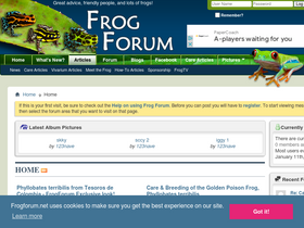 'frogforum.net' screenshot