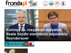 'fronda.pl' screenshot