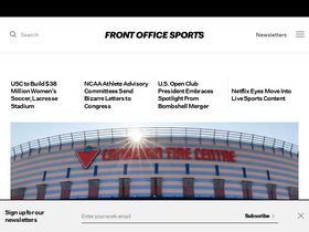 'frontofficesports.com' screenshot