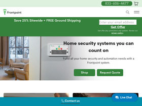 'activate.frontpointsecurity.com' screenshot