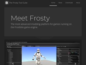 'frostytoolsuite.com' screenshot