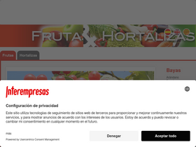 'frutas-hortalizas.com' screenshot