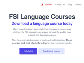 'fsi-language-courses.org' screenshot