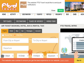 'ftd.travel' screenshot