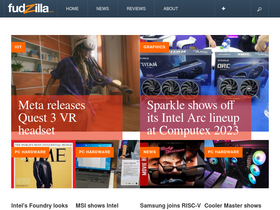 'fudzilla.com' screenshot