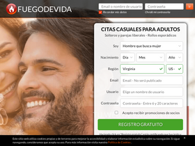 'fuegodevida.com' screenshot