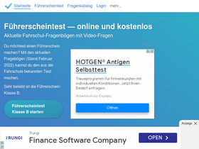 'fuehrerscheintest-online.de' screenshot